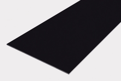 Panel Duropal Compact con acabado negro volcán para la realización de diseños a medida