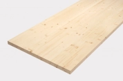 custom solid spruce wood panel for furnishing and decoration projects