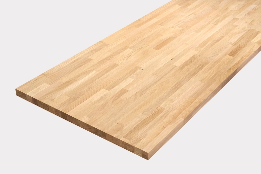 custom natural solid oak wood worktop for all kinds of kitchen