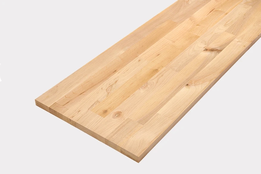 custom Natural solid alder wood shelf