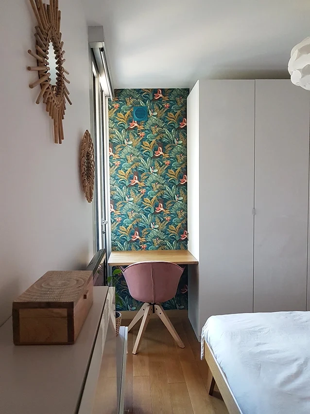 Diseñar un escritorio en un dormitorio con ILICUT