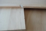 Abgewertete rustikale Buchenplatten mit einer Länge von 95 cm