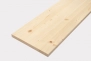 Custom spruce plank for the manufacture of shelves, bookshelves, dressing rooms