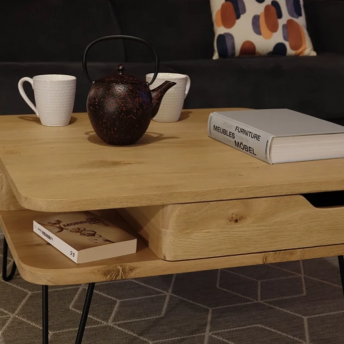 Creation of a custom oak coffee table