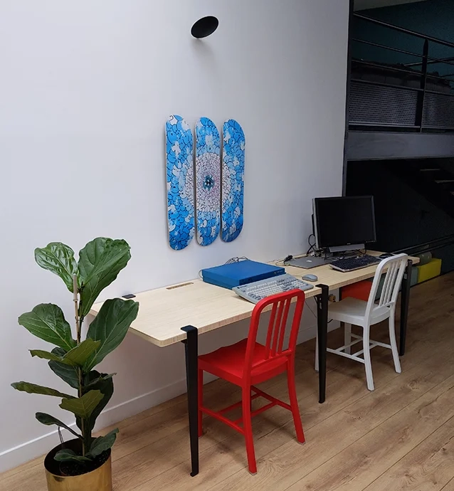 Custom office for coworking space