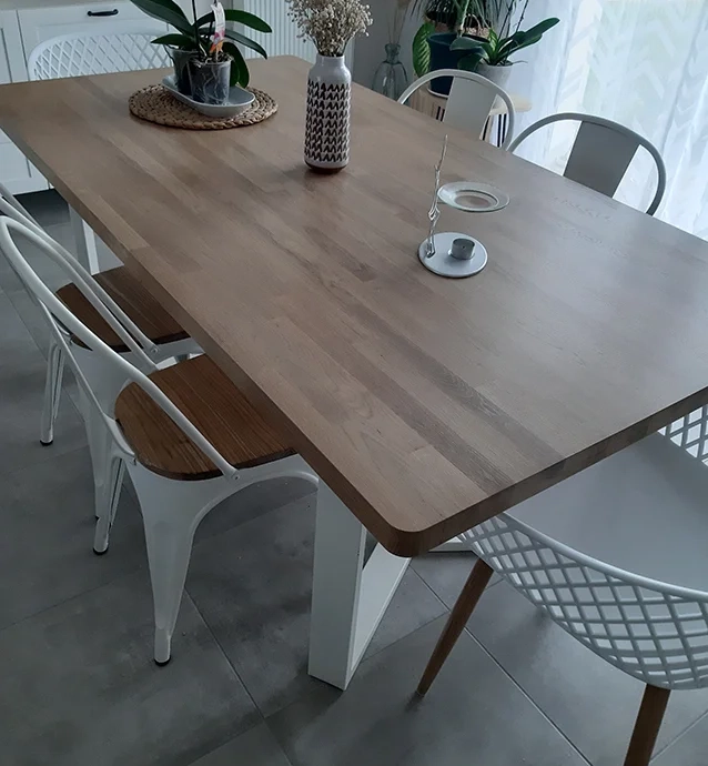 Premium solid oak custom table top