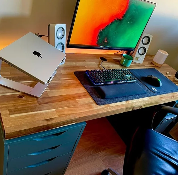 Plateau de bureau en acacia