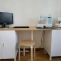 Sewing desk with custom wooden top