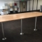 Manufacturing high meeting table with solid beech top made to measure