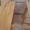 fabrication table basse en bois : vernissage des plateaux