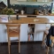 Customize IKEA central island with wooden worktop