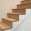 Staircase manufacturing with solid oak steps cut to measure