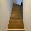 Custom solid oak stair treads