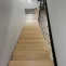Custom solid ash stair steps
