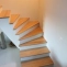Viertelgewendelte Treppe aus Eichenholz