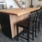 custom solid wood standing table