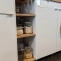 étagères pour ilot de cuisine en bois sur mesure