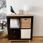 cube cabinet IKEA hack with custom solid wood top