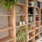 Bookcase with custom beech planks