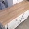 Sideboard with custom-made solid birch top