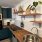 Kitchen with custom oak worktop