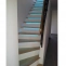 Customer Realization - Concrete staircase cladding with oak steps with leds
