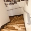 Habillage escalier béton avec marches sur mesure en bois d'acacia