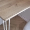Plateau de bureau en bois massif découpé sur mesure
