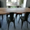 Dining table with beech top