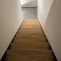 Straight staircase with custom solid beech steps