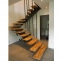 Staircase with butted beech steps