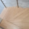 Beech stair steps of specific shape