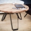 Custom round acacia table top